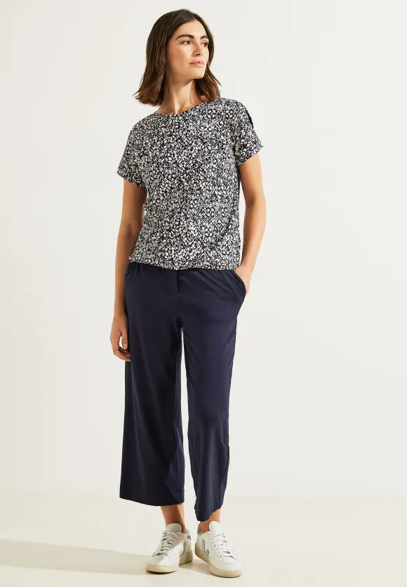 CECIL Shirt mit Minimalmuster