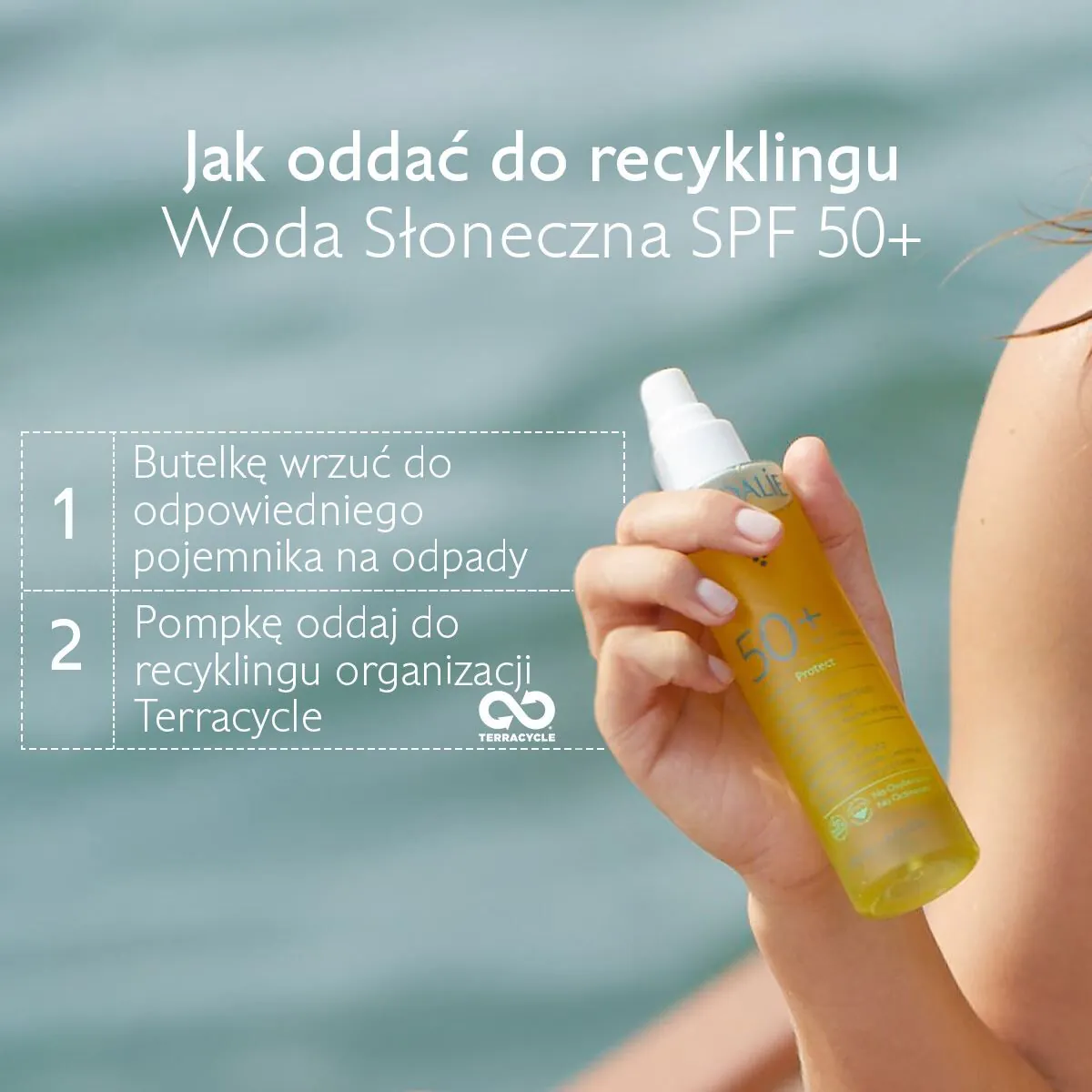 Caudalie Vinosun Protect Solar Water με πολύ υψηλή προστασία SPF50+