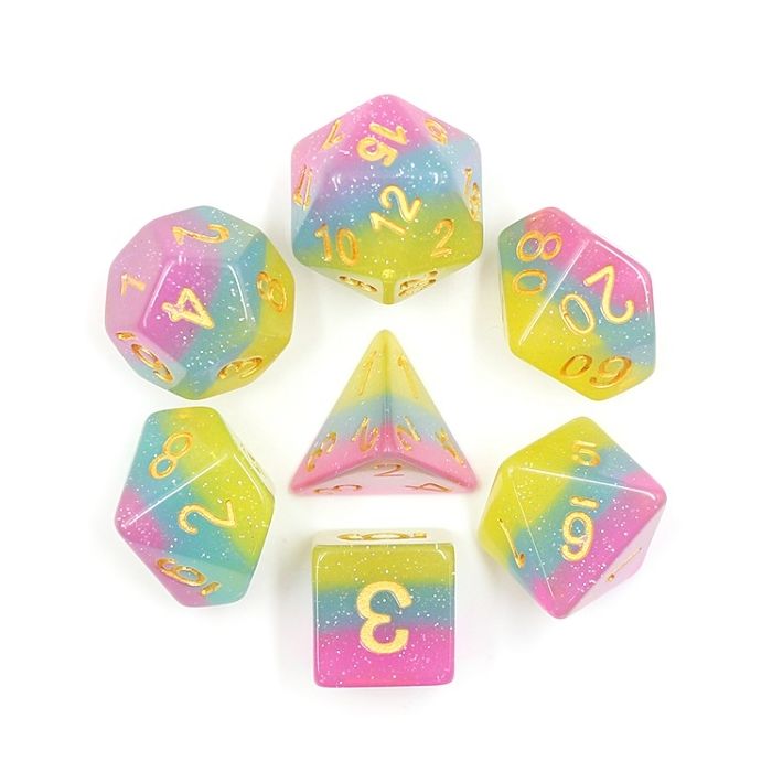 Pastel dice set