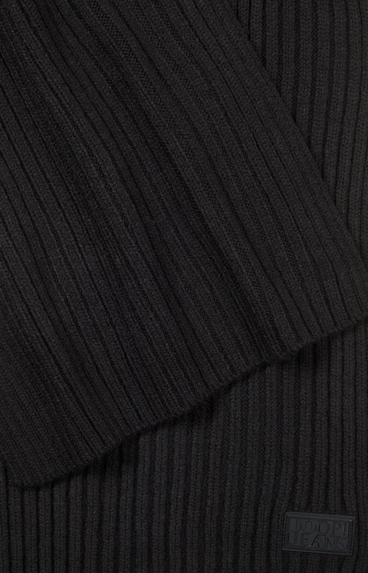 Strick-Schal Francis in Schwarz