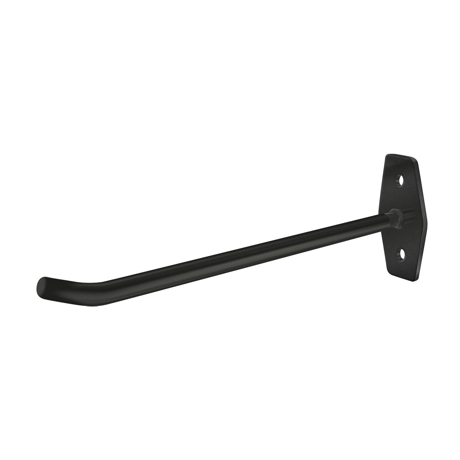 Wellgro Wandhaken 4x Reifenhalter zur Wandmontage - inkl. Metallschrauben und Dübel - Haltebügel mit Gummiummantelung - Felgenhalter - Wandhalter - ca. 27 x 9 x 5 cm - Farbe wählbar