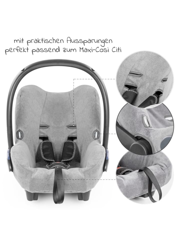 Zamboo Sommerbezug für Babyschale Maxi-Cosi Citi - Grau in grau günstig kaufen onesize