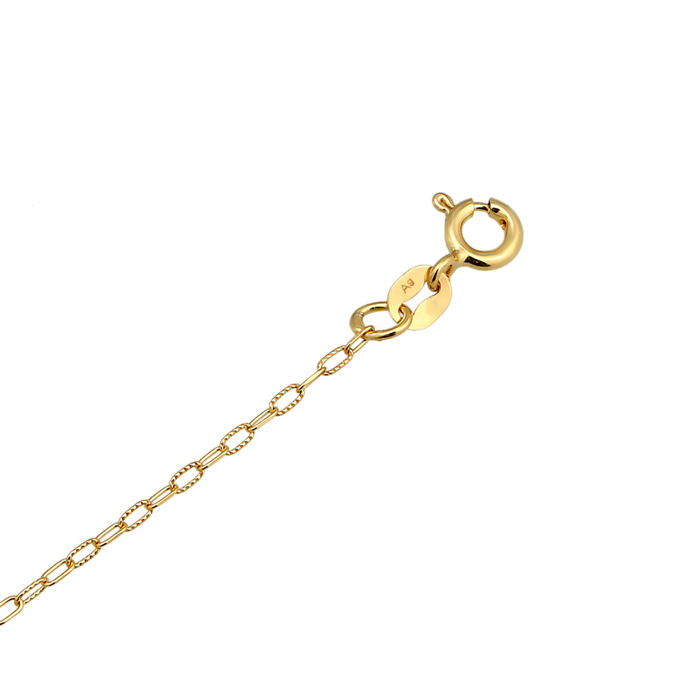 Elli Elli Bracelet de Cheville Femmes bracelet de cheville maillons plaquette en argen Bijoux