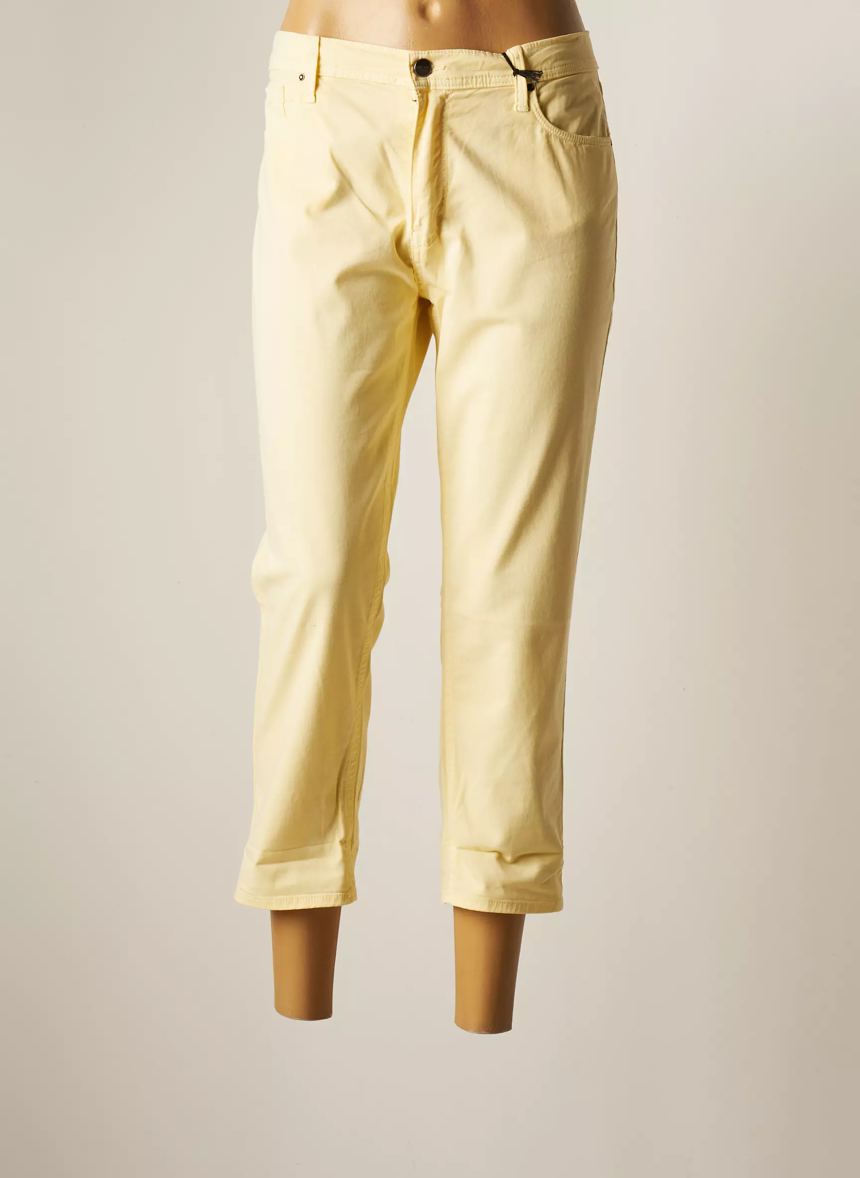 Impaqt Pantalon7 8 Femme couleur jaune