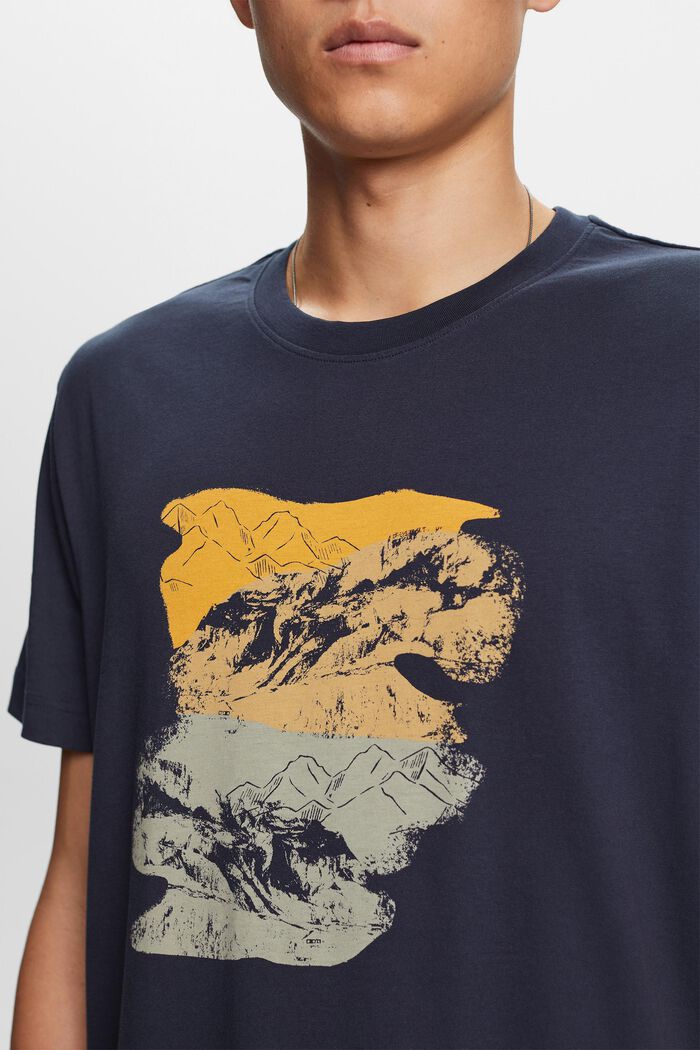 Baumwoll-T-Shirt mit Print