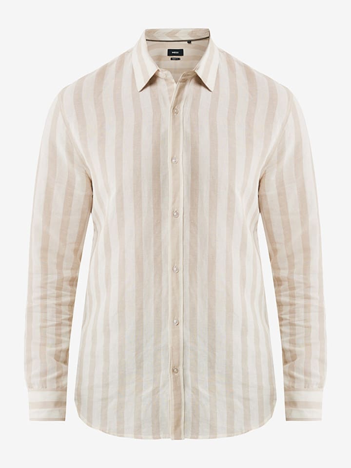 Mexx Hemd in Creme/ Hellbraun günstig kaufen