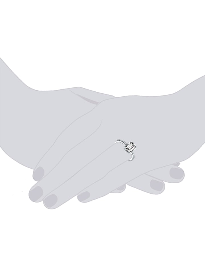 Trilani Ring Sterling Silber Zirkonia weiß in silber günstig kaufen