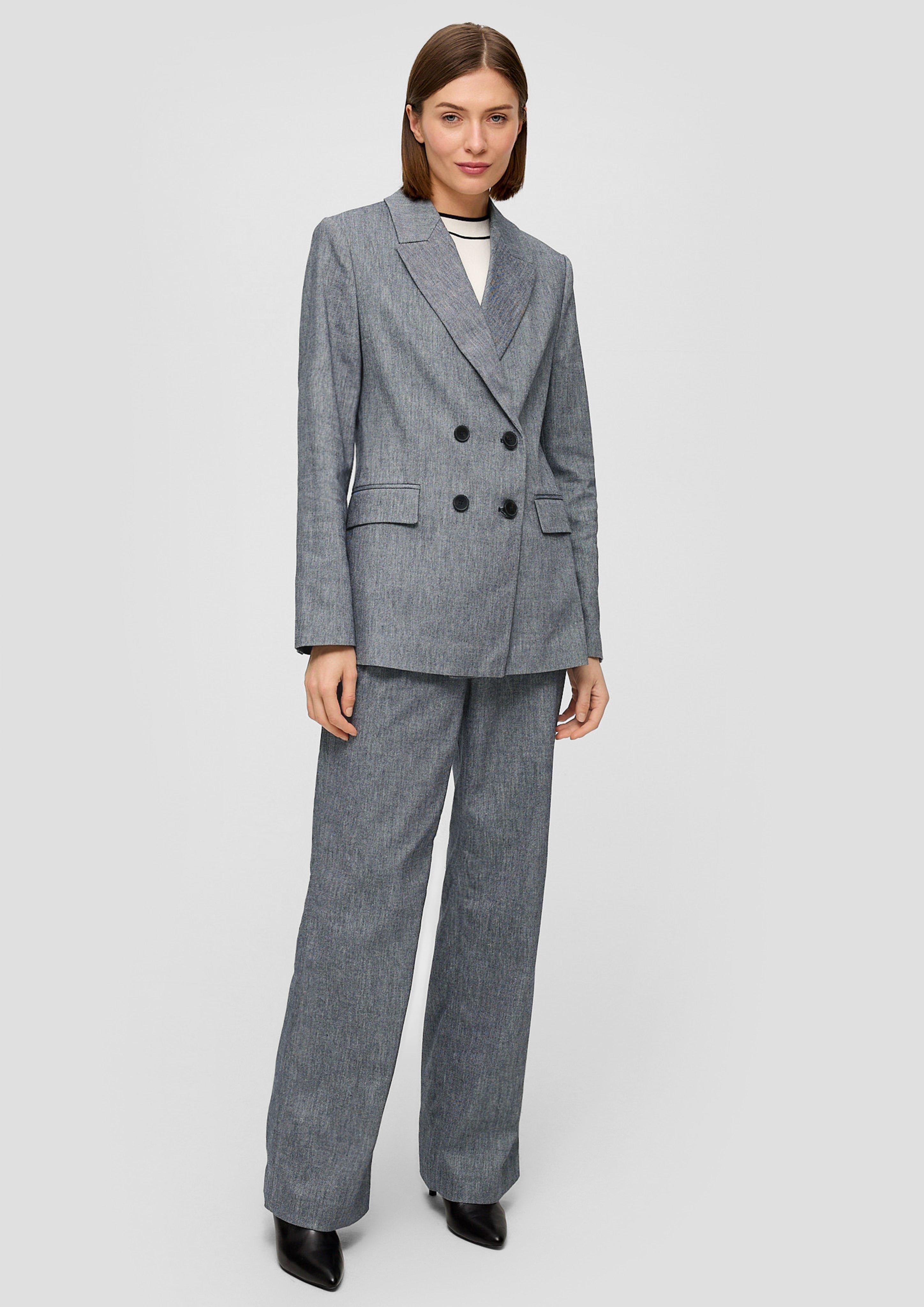 Taillierter Longblazer aus Baumwollmix  2141406-59W2