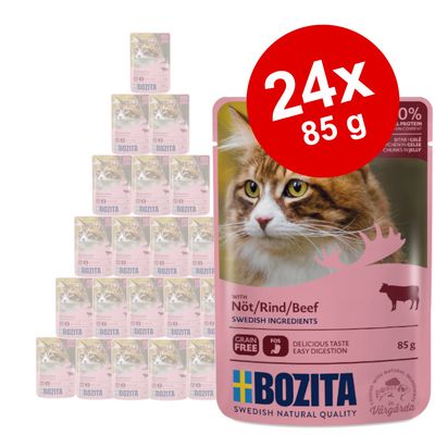 Sparpaket Bozita Häppchen in Gelee Pouch 24 x 85 g