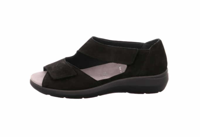 SEMLER Komfort Sandalen schwarz