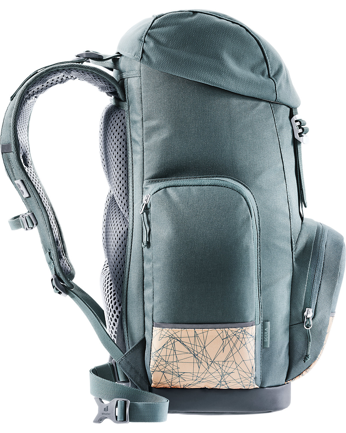 Schulrucksack SCULA teal-blush