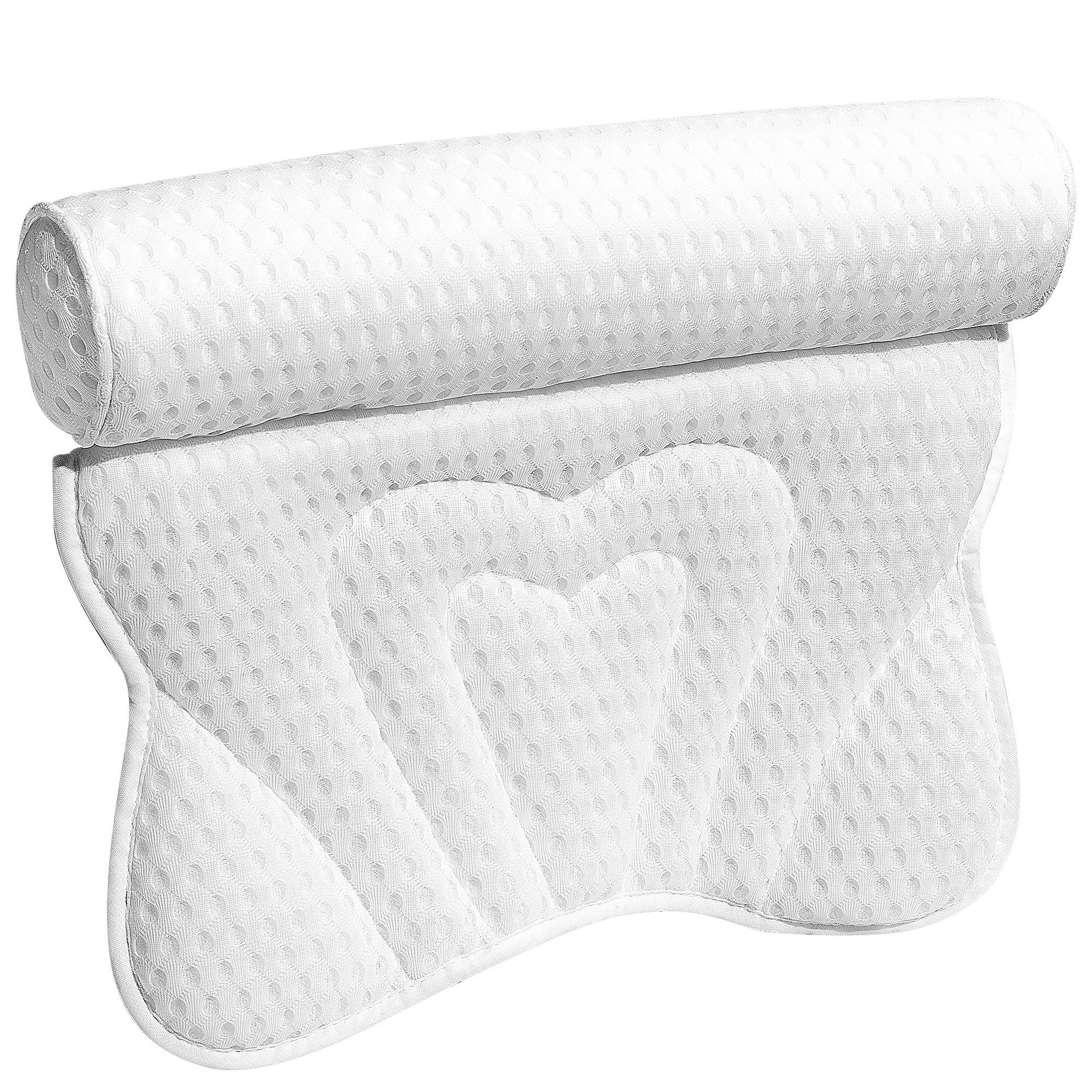 Nackenstützkissen Badekissen, Badewannen Kissen Badekissen aus Mesh, AdelDream