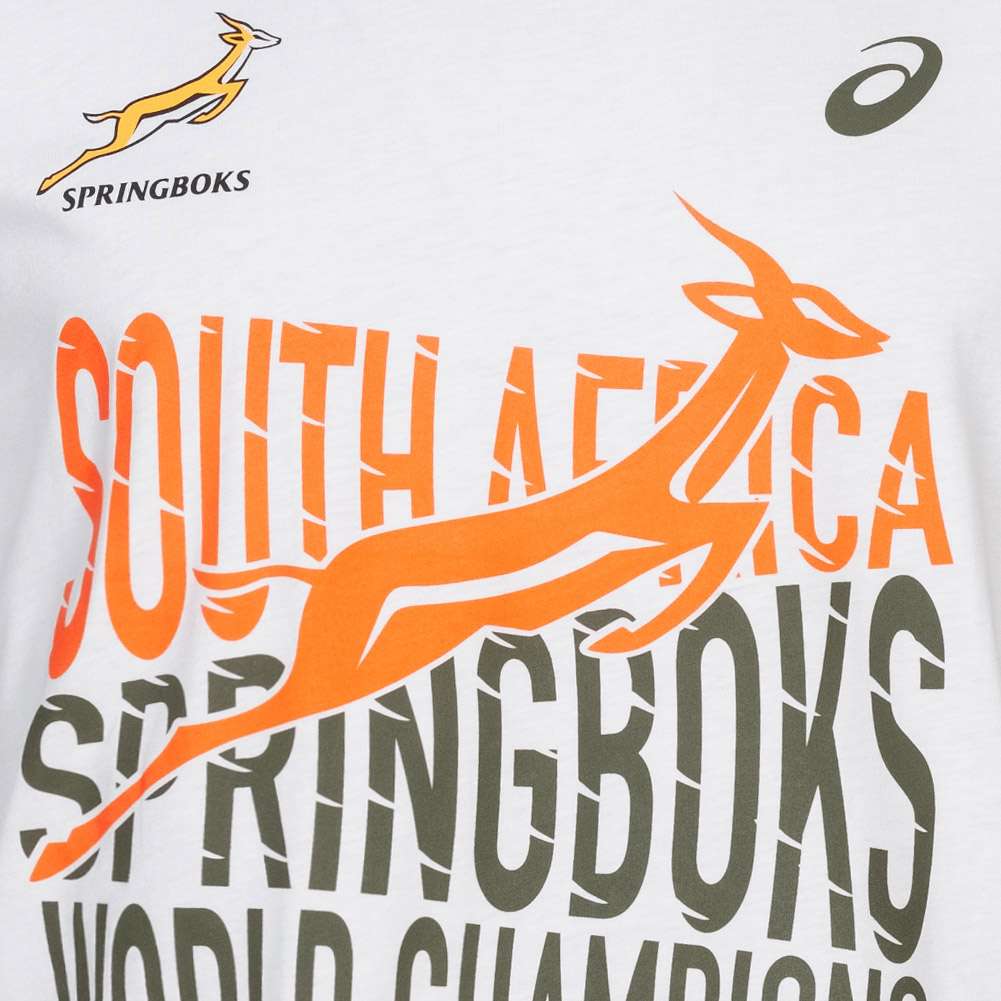 Südafrika Springboks ASICS Rugby World Champions Herren T-Shirt 2111B028-101