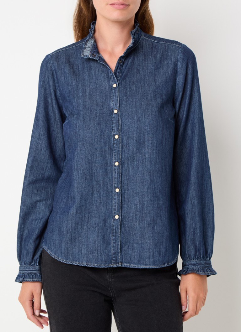 Camicetta in chambray con volant di River Woods