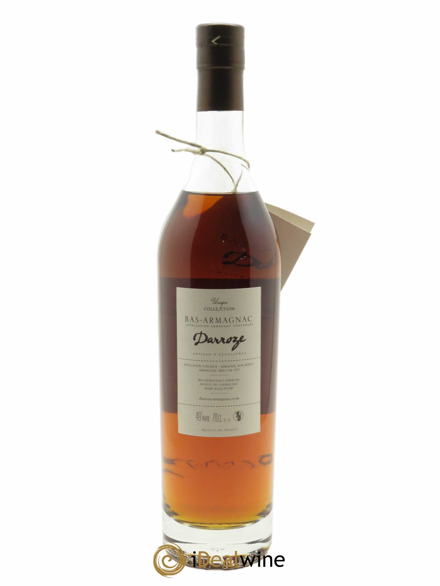 Bas-Armagnac Domaine de Salié 50° Darroze  1993 - Lot de 1 Bouteille