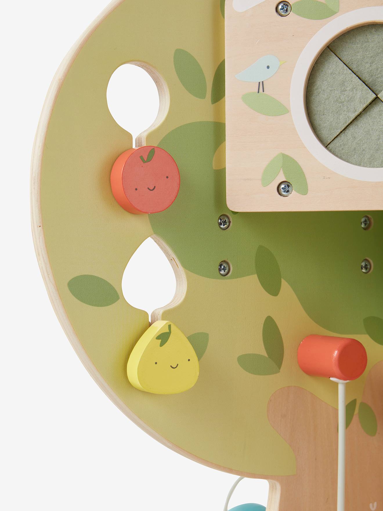 Arbre d'activités des 4 saisons en bois FSC® multicolore