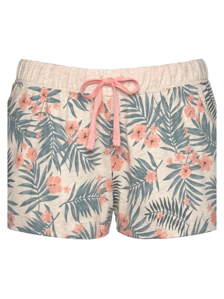 LASCANA Shorty in sand-bedruckt günstig kaufen