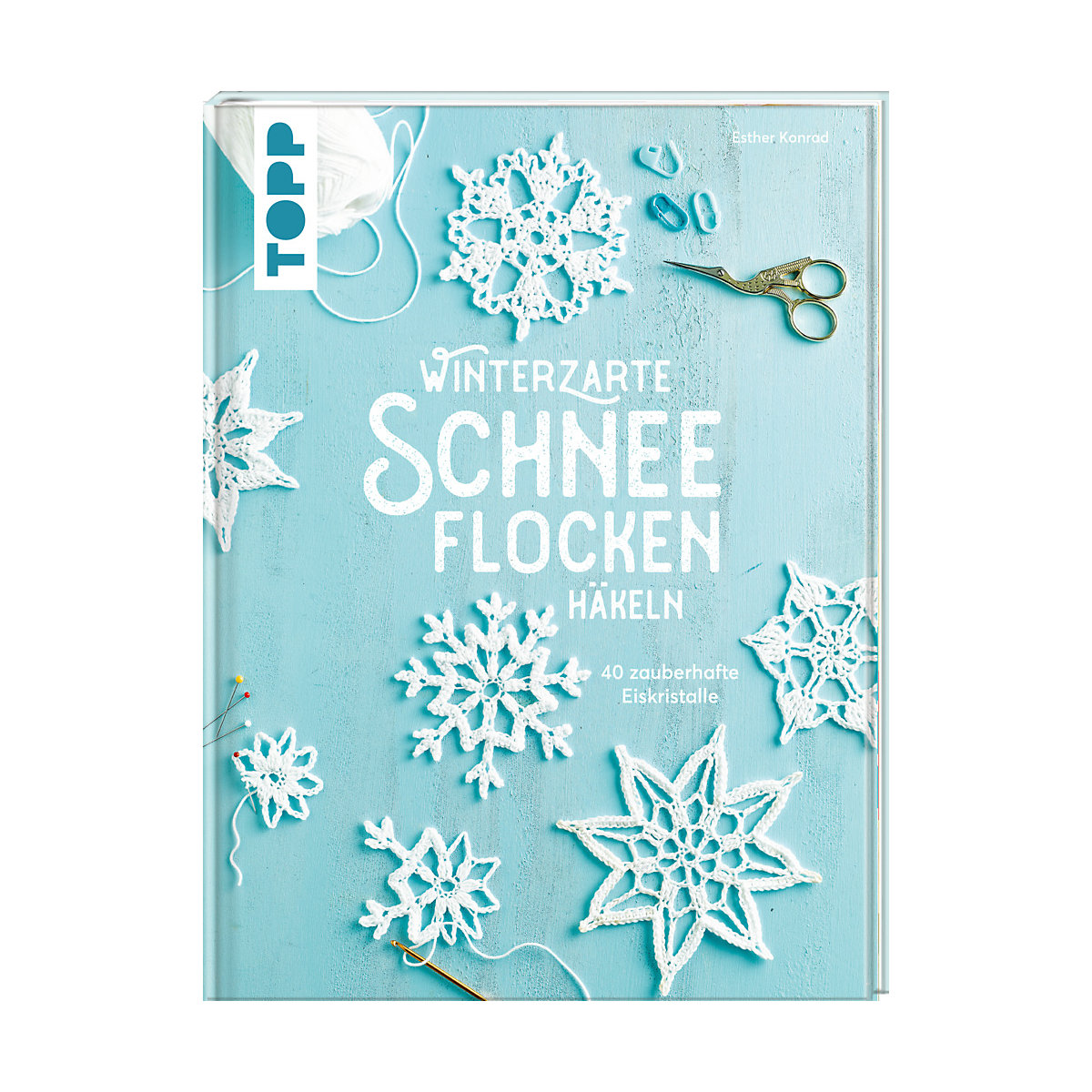 Winterzarte Schneeflocken häkeln