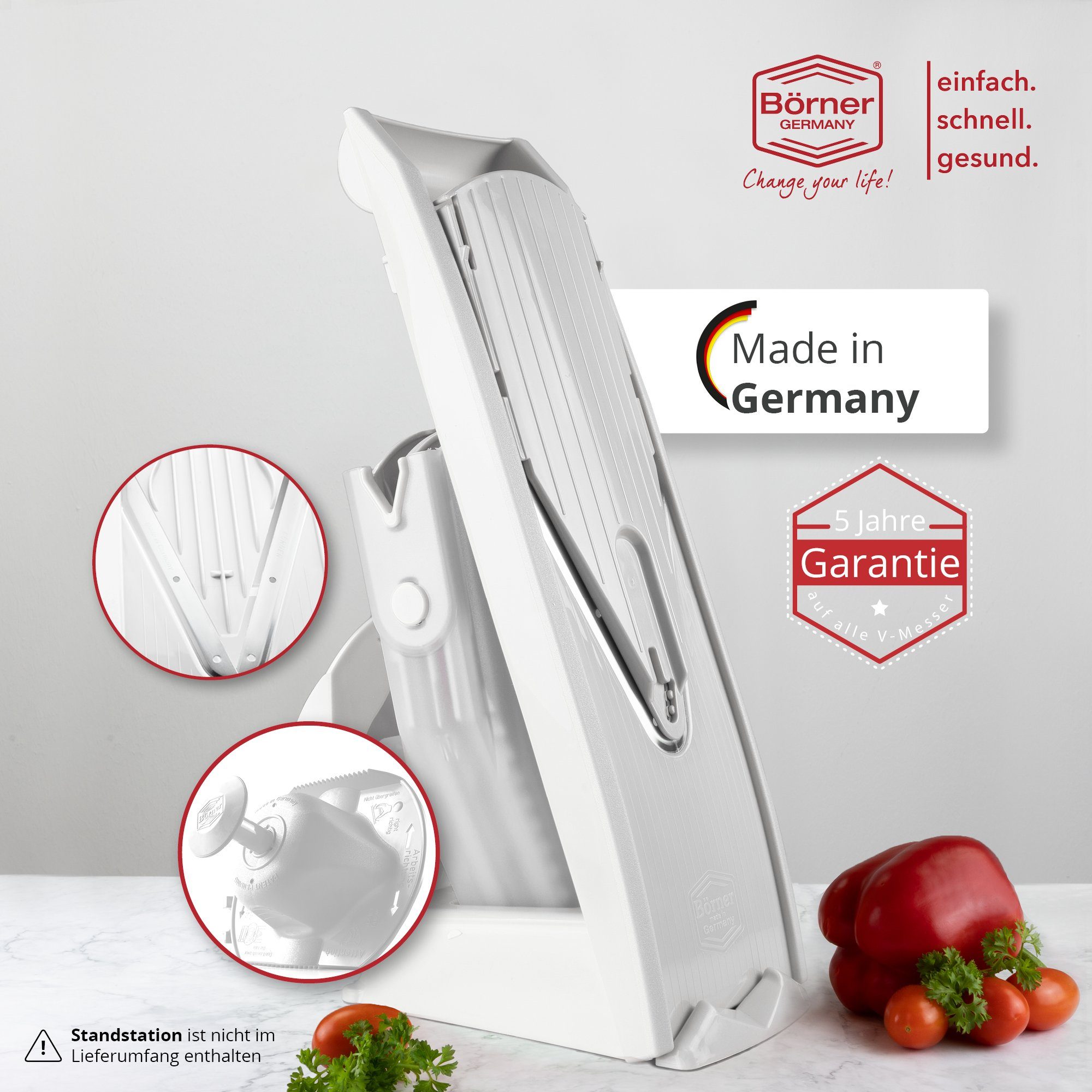 Börner Gemüsehobel Gemüsehobel V1 ClassicLine Basis Set