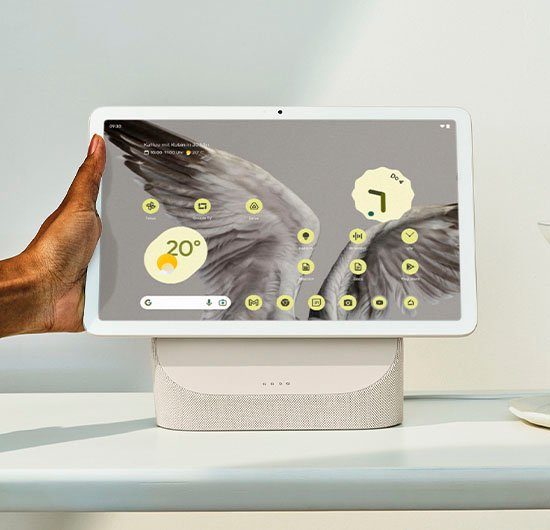 Google Tablet-Dockingstation Pixel Tablet Dock mit Lautsprecher