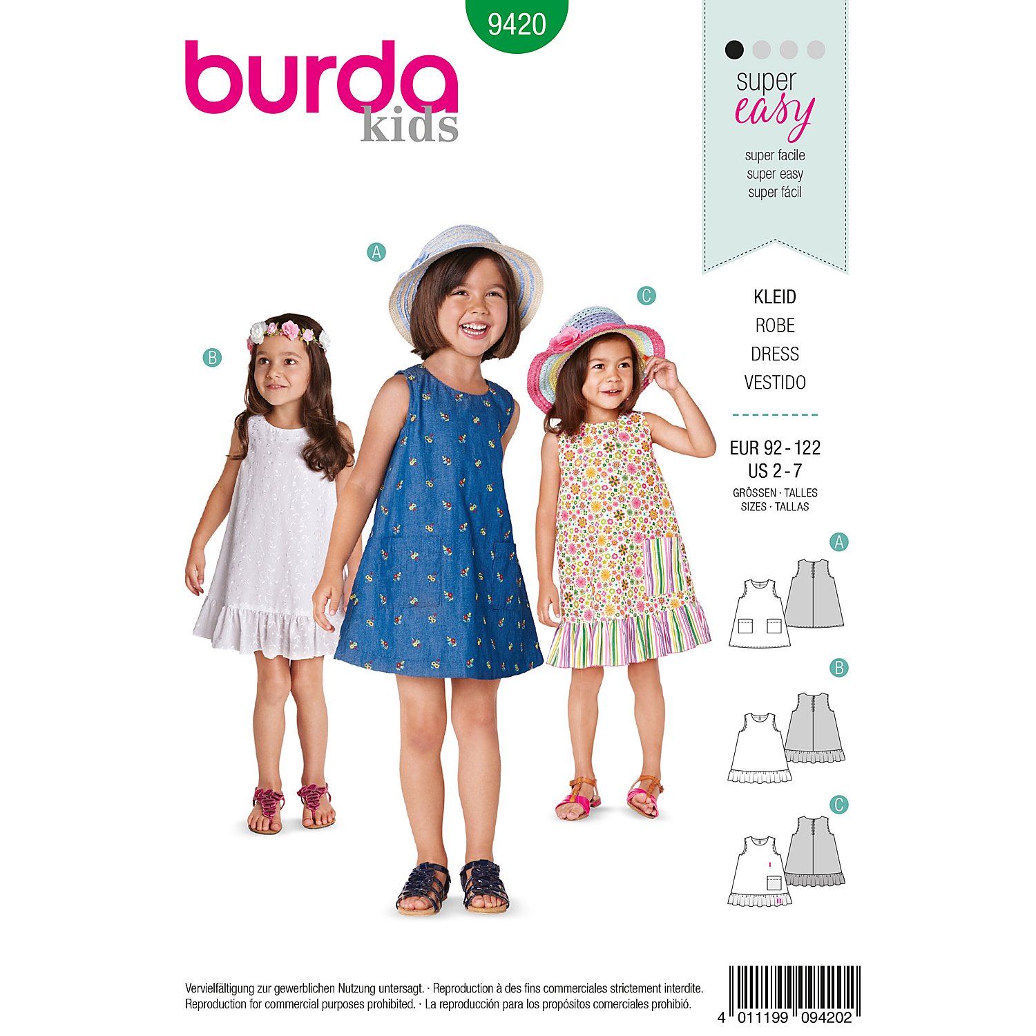 burda Schnitt 9420 