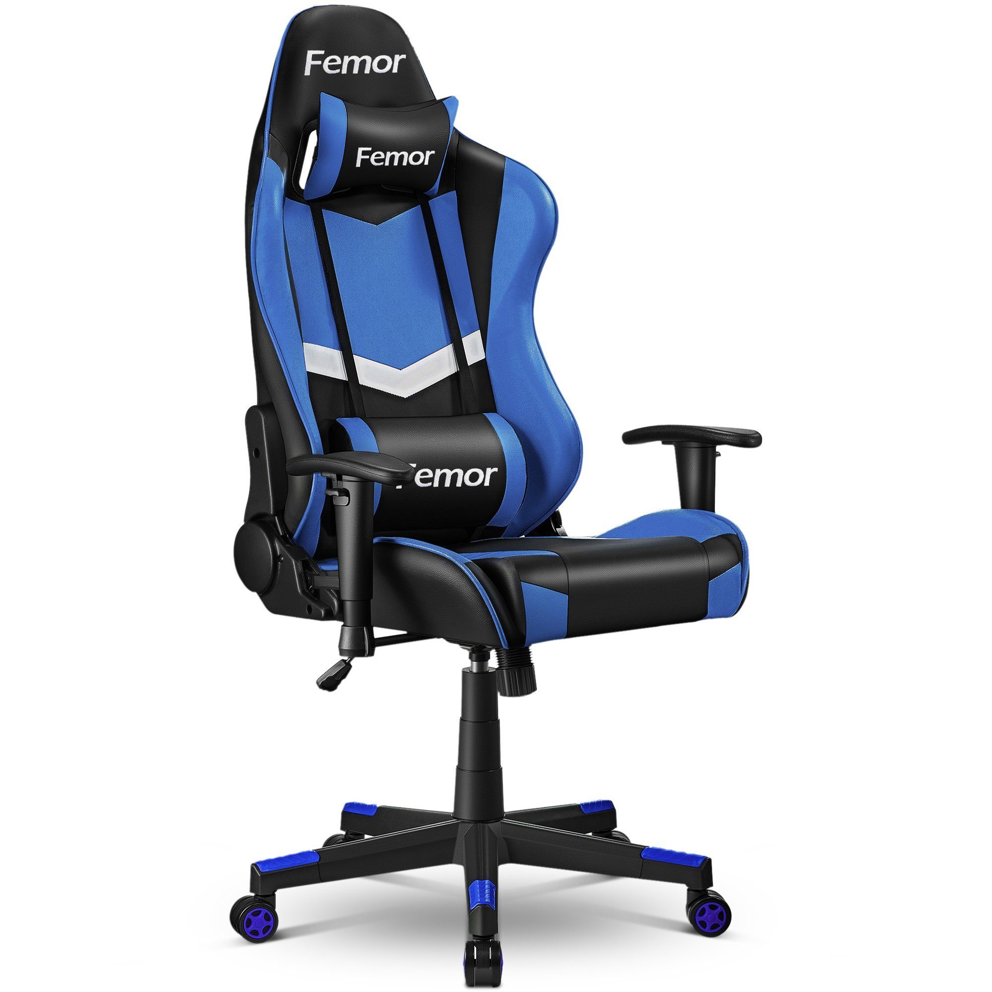 Femor Gaming Chair Gaming Stuhl, Gamer Stuhl 90°-160° Neigungswinkel
