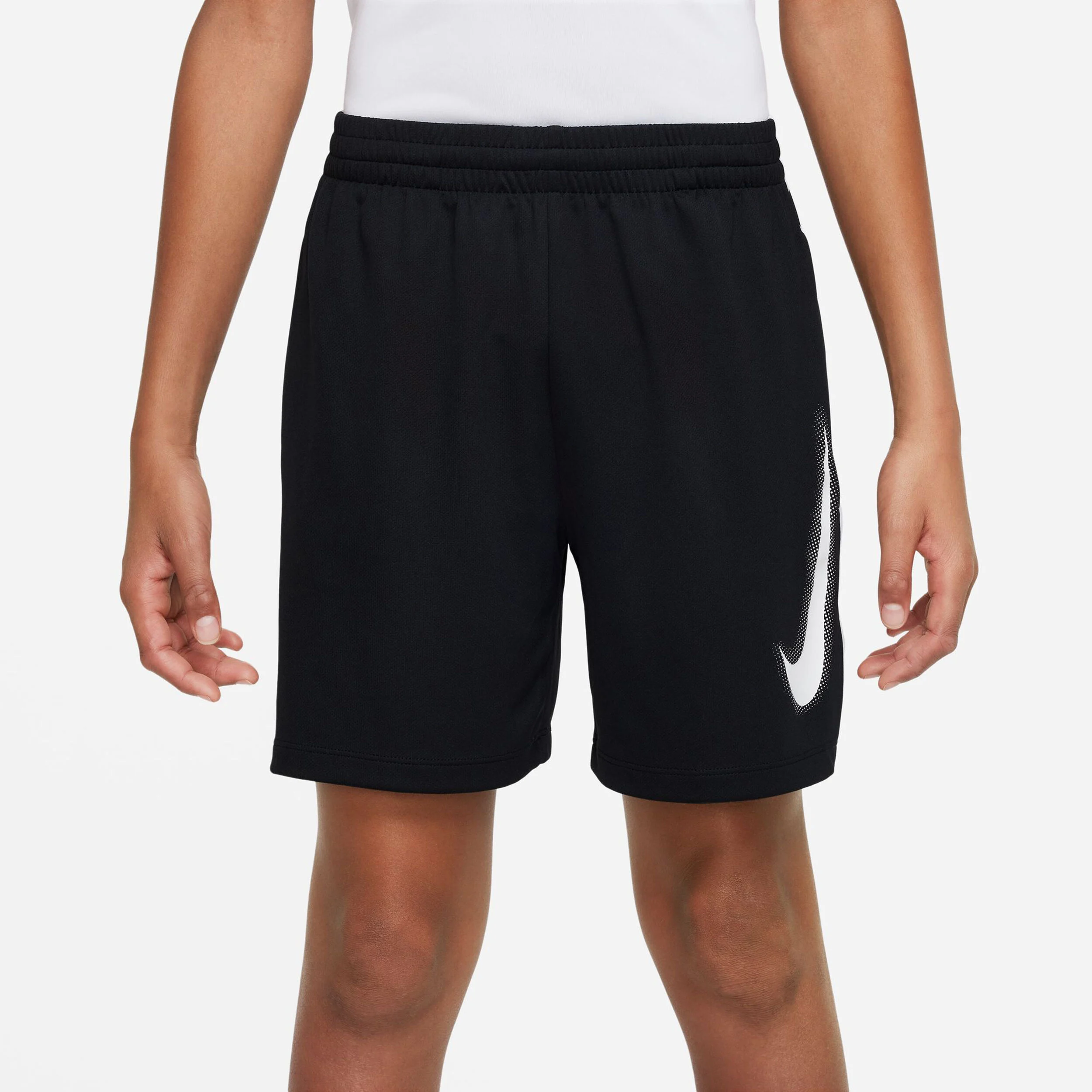 Dri-Fit Graphic Shorts Jungen - Schwarz, Weiß