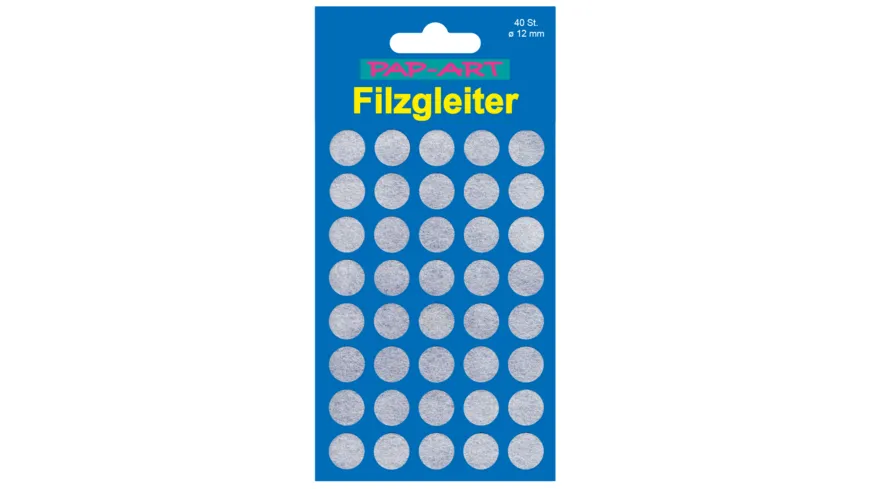 PAP-ART Filzgleiter weiss 12mm
