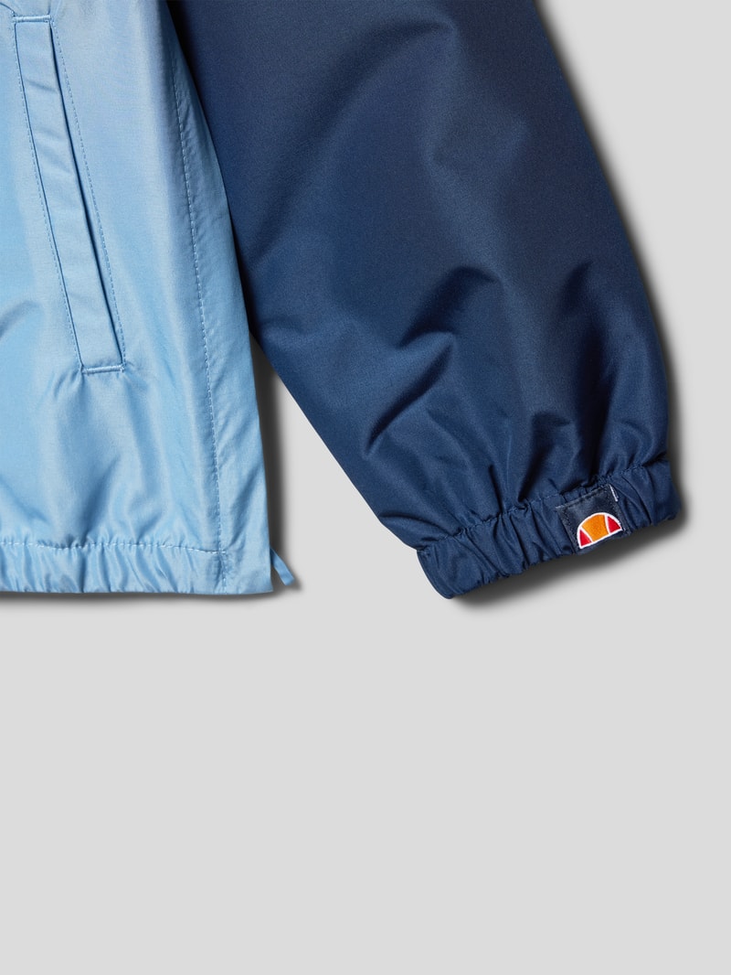 Jacke im Colour-Blocking-Design Modell 'Haria' in marineblau