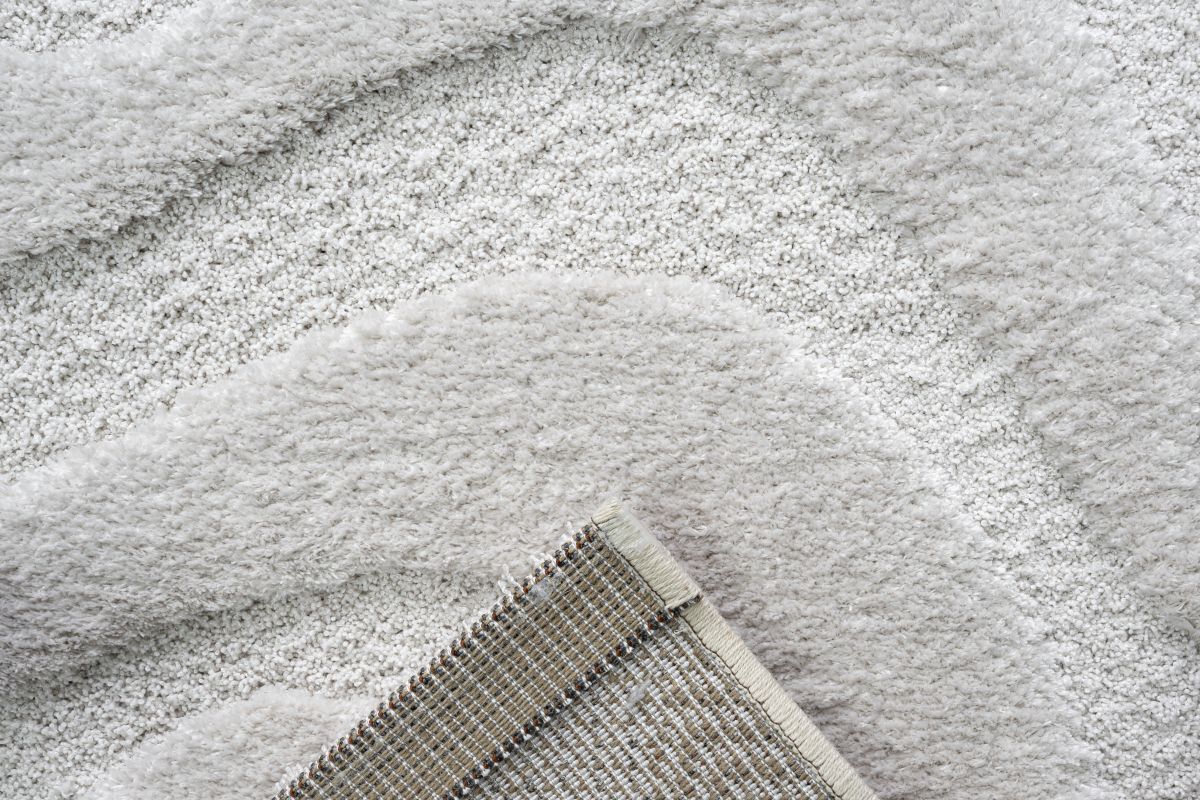 Webteppich Lizardit Creme-Creme 133 x 195 cm