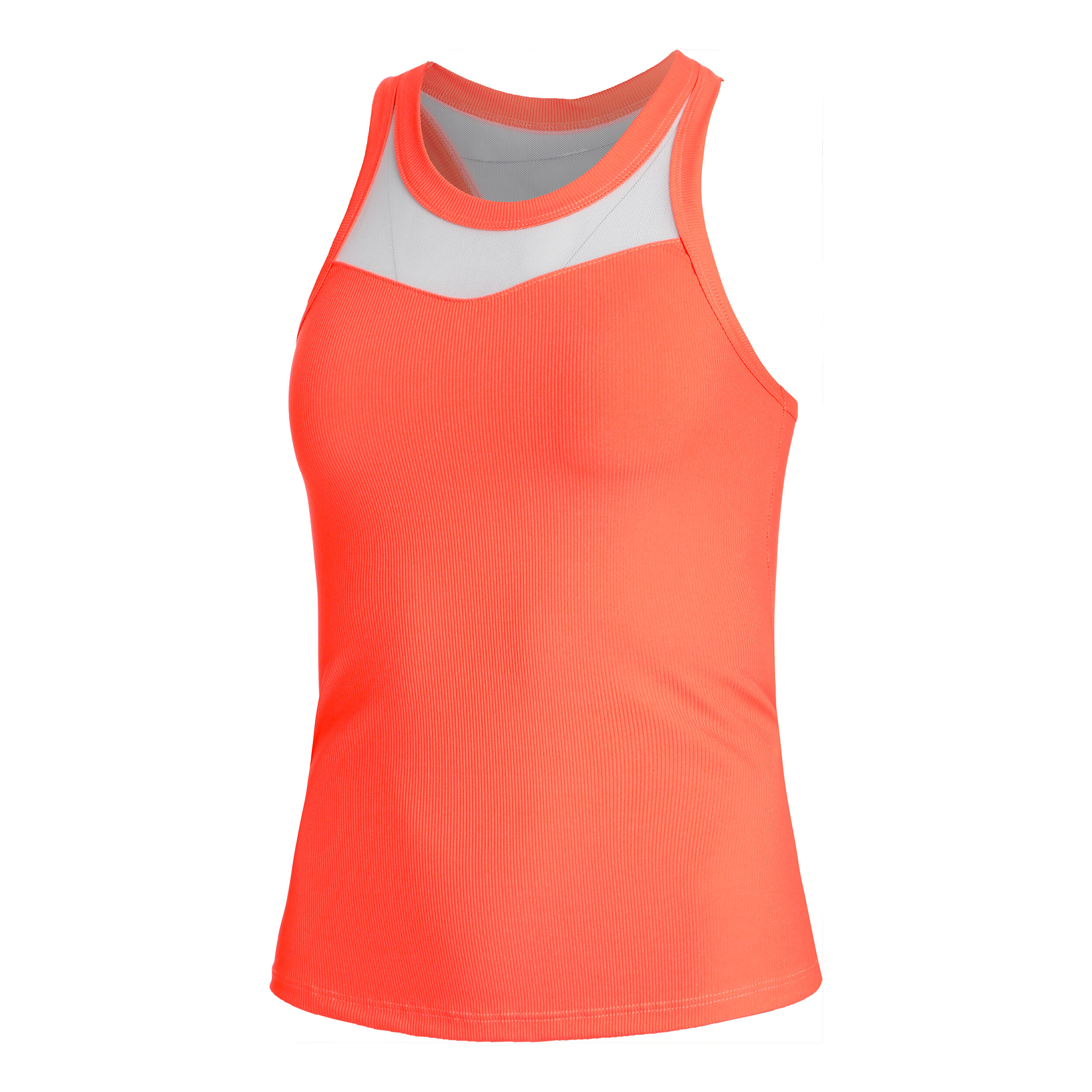 Isleta Tank-Top Damen - Koralle, Weiß