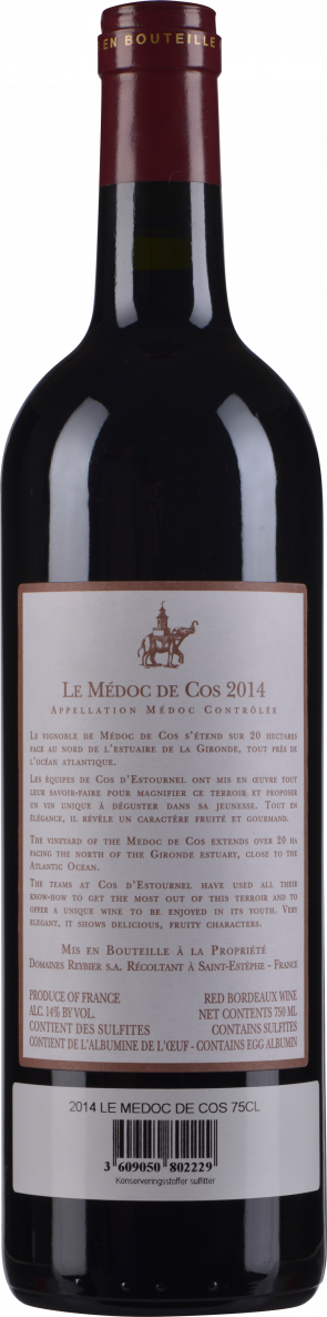 Château Cos d’Estournel Médoc de Cos 2014