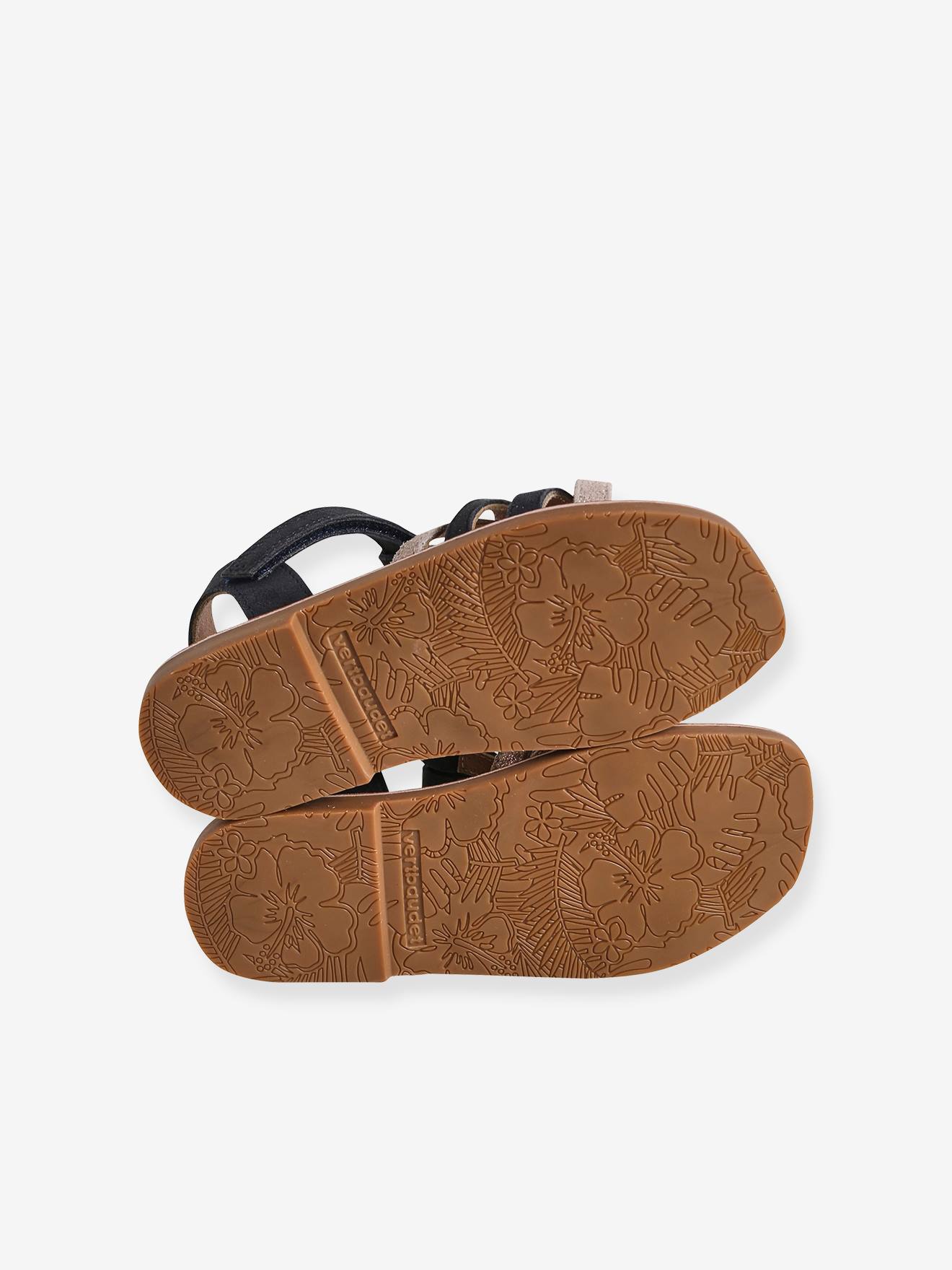 Vertbaudet Kinder Klett-Sandalen - set blau
