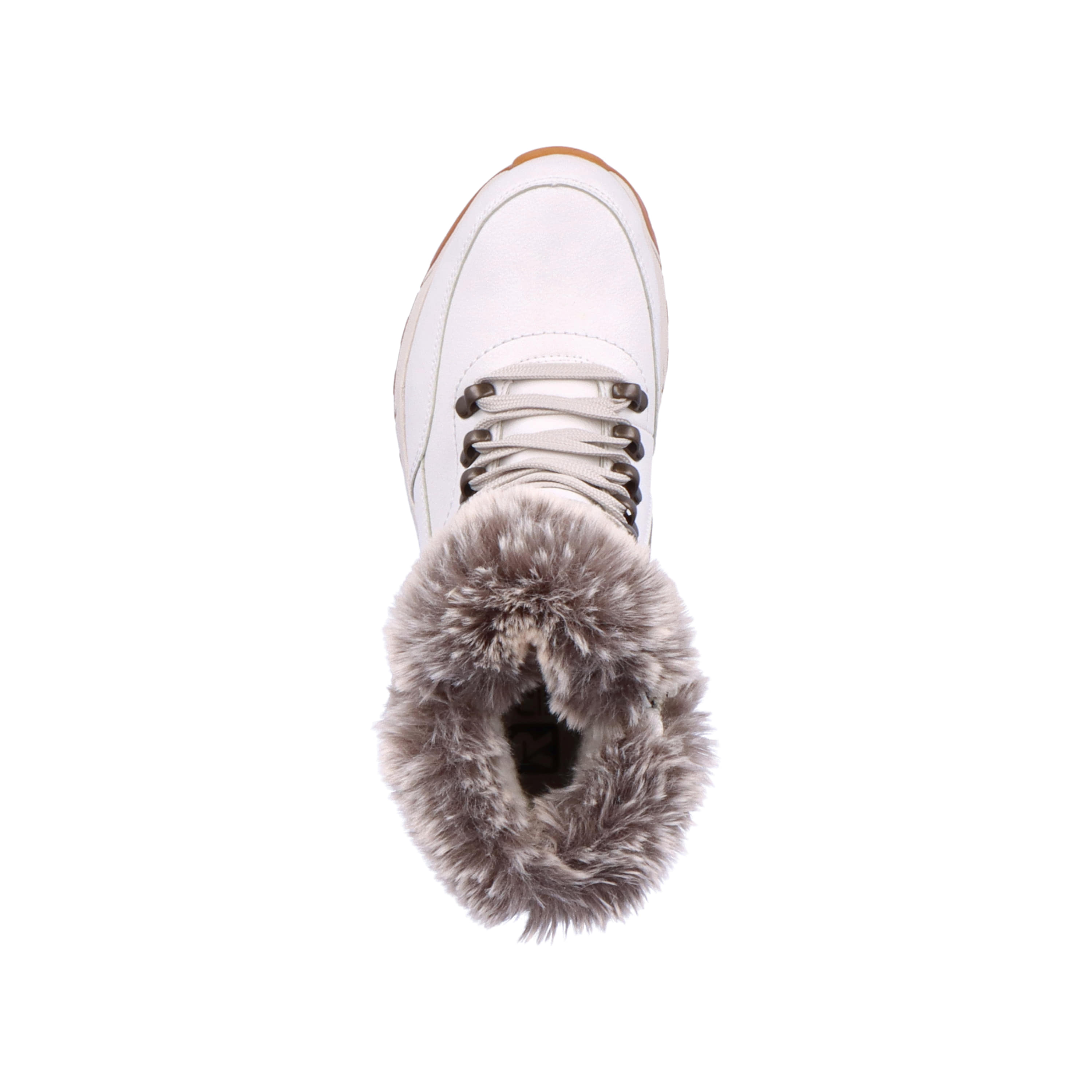 Rieker Damen Schnürstiefel frost white