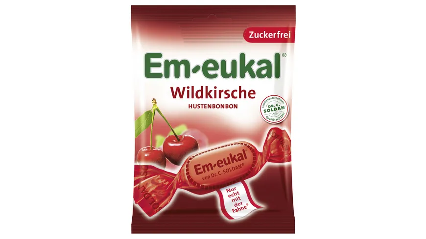 Em-eukal Wildkirsche Hustenbonbon zuckerfrei 75 g