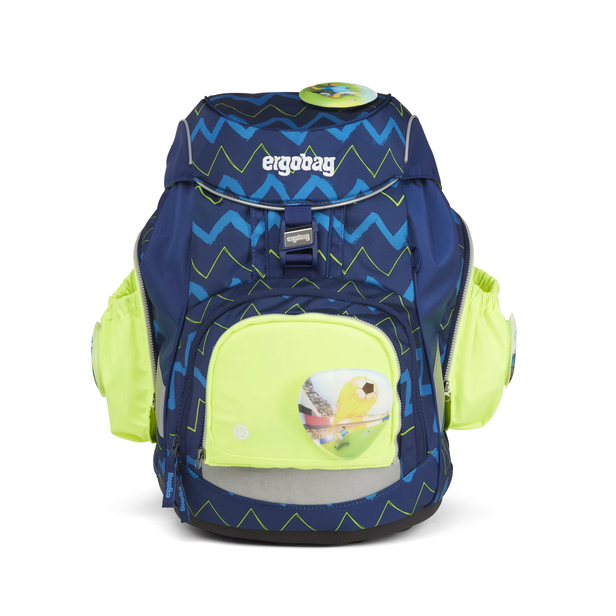 ergobag Fluo LED Seitentaschen-Set Gelb