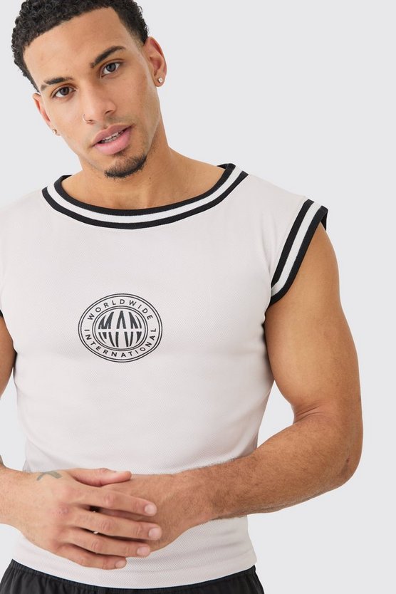 Kurzes Basketball-Tanktop