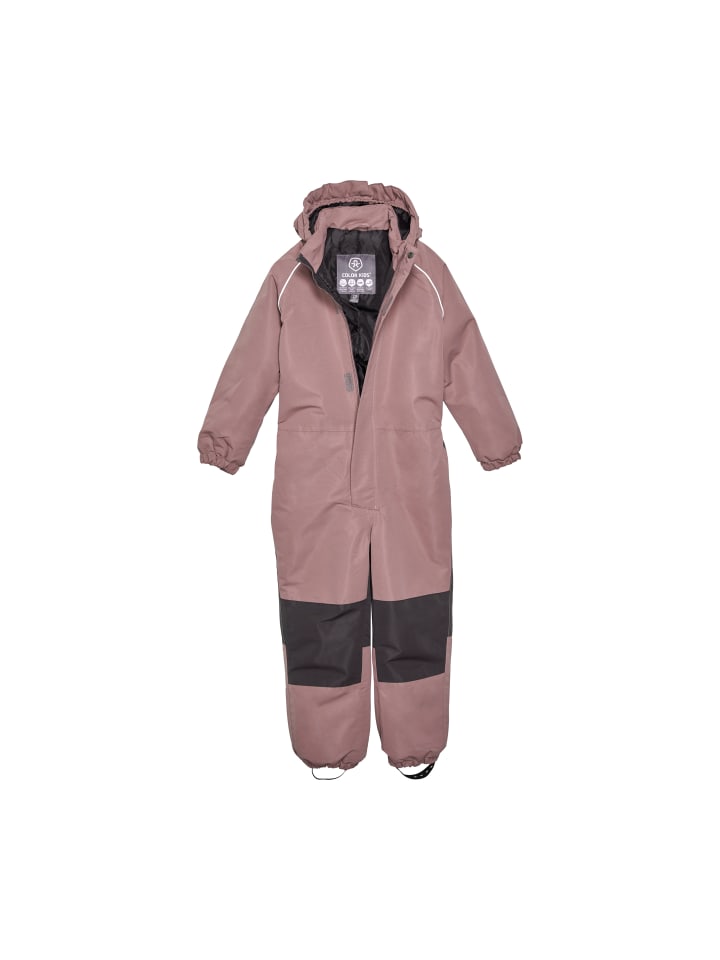 Color Kids Schneeoverall 741090 Schneeanzug mit Kapuze und Fußschlafen in Rosa günstig kaufen