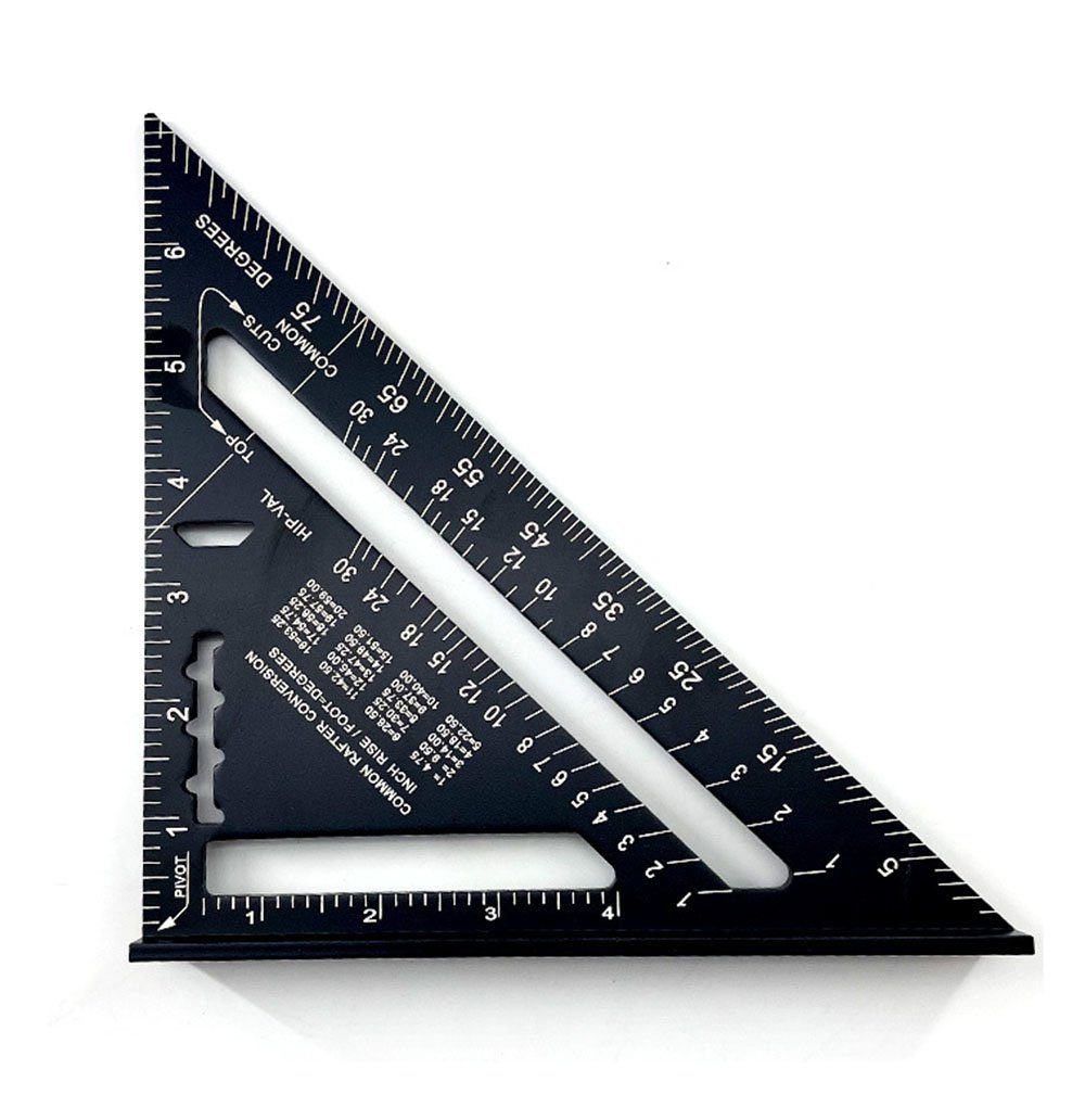Runxizhou Dreieckszügel Imperial Dreieckslineal, 18.5cm, schwarzes Dreieckslineal, (1-tlg)