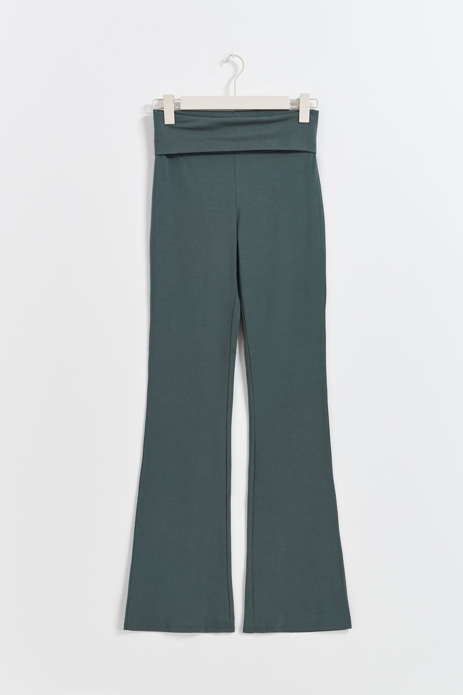 Soft touch folded trouser