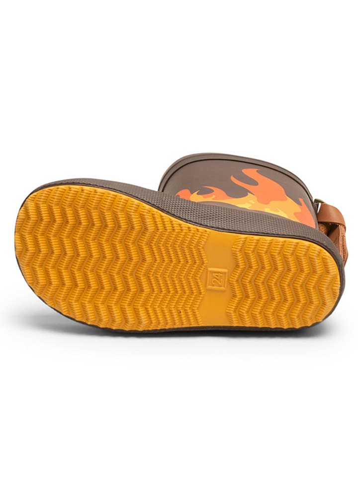 bisgaard Gummistiefel in Braun/ Orange günstig kaufen