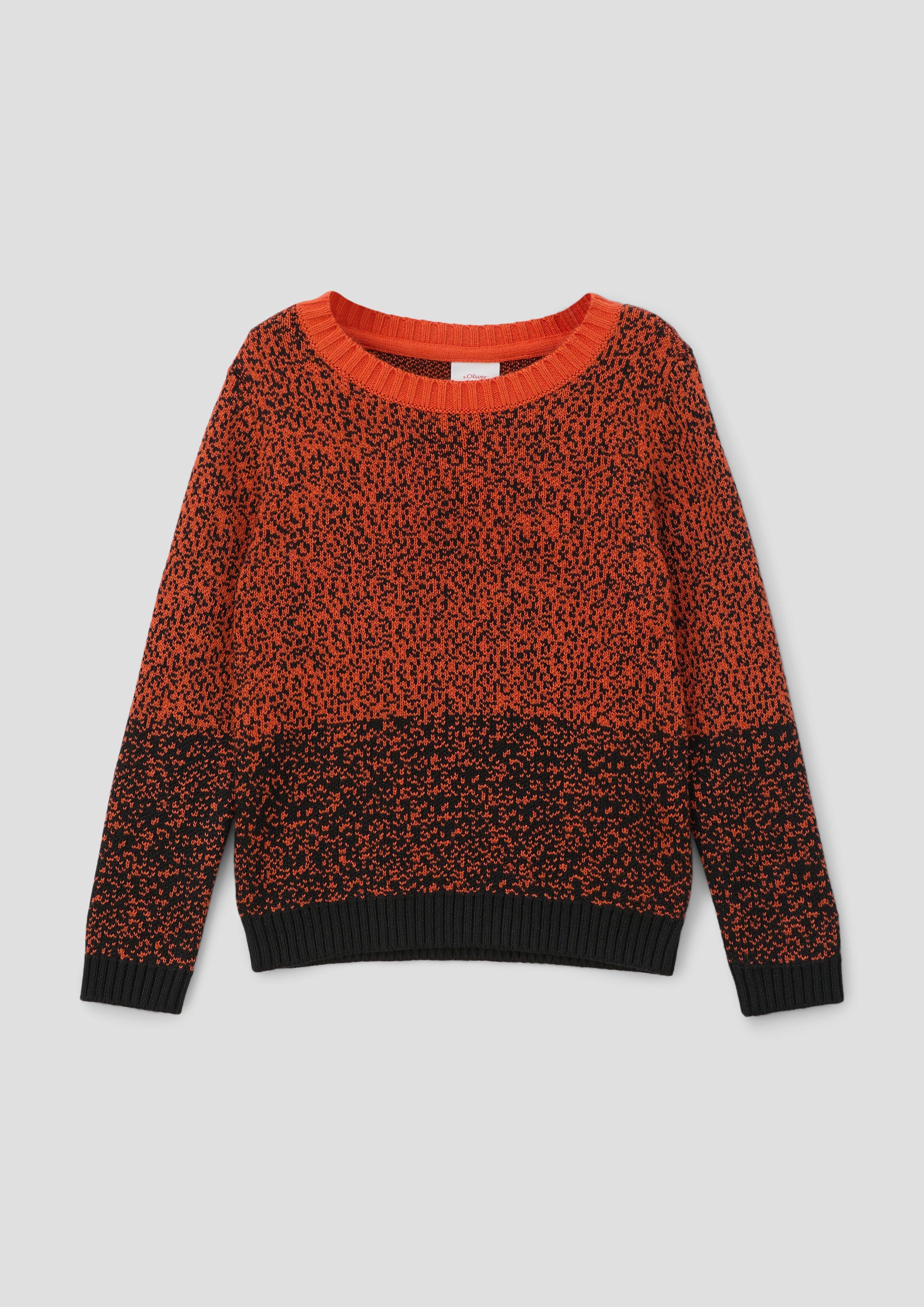 Melierter Strickpullover  2138597-25X1