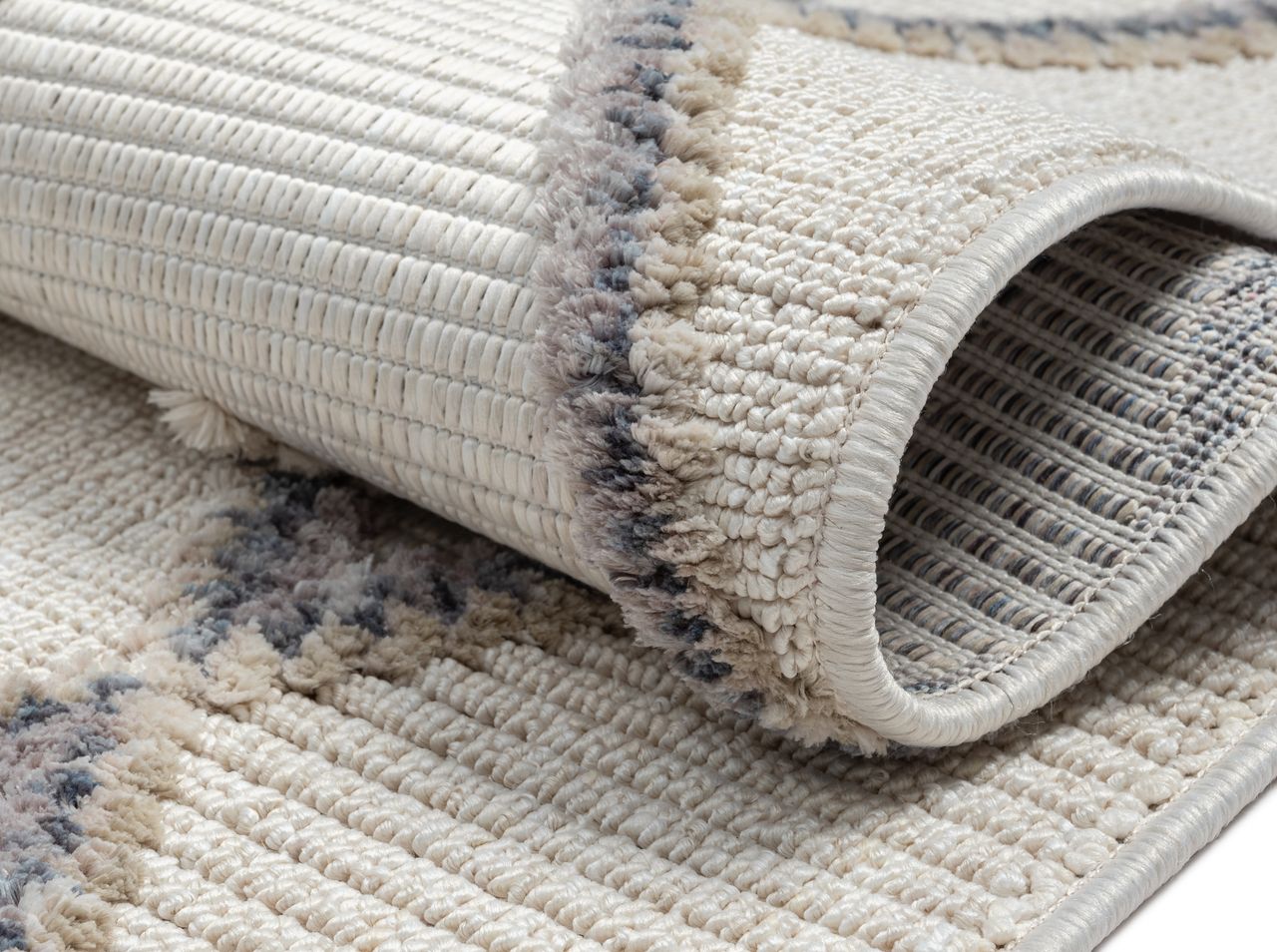 MyFlair Teppich Felice, 160cm x 230cm, Farbe Beige, rechteckig, Florhöhe 10mm