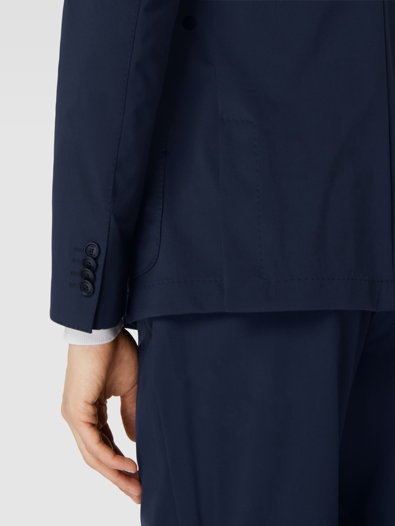 Sakko mit Naht-Details Modell 'Hanry' in marineblau
