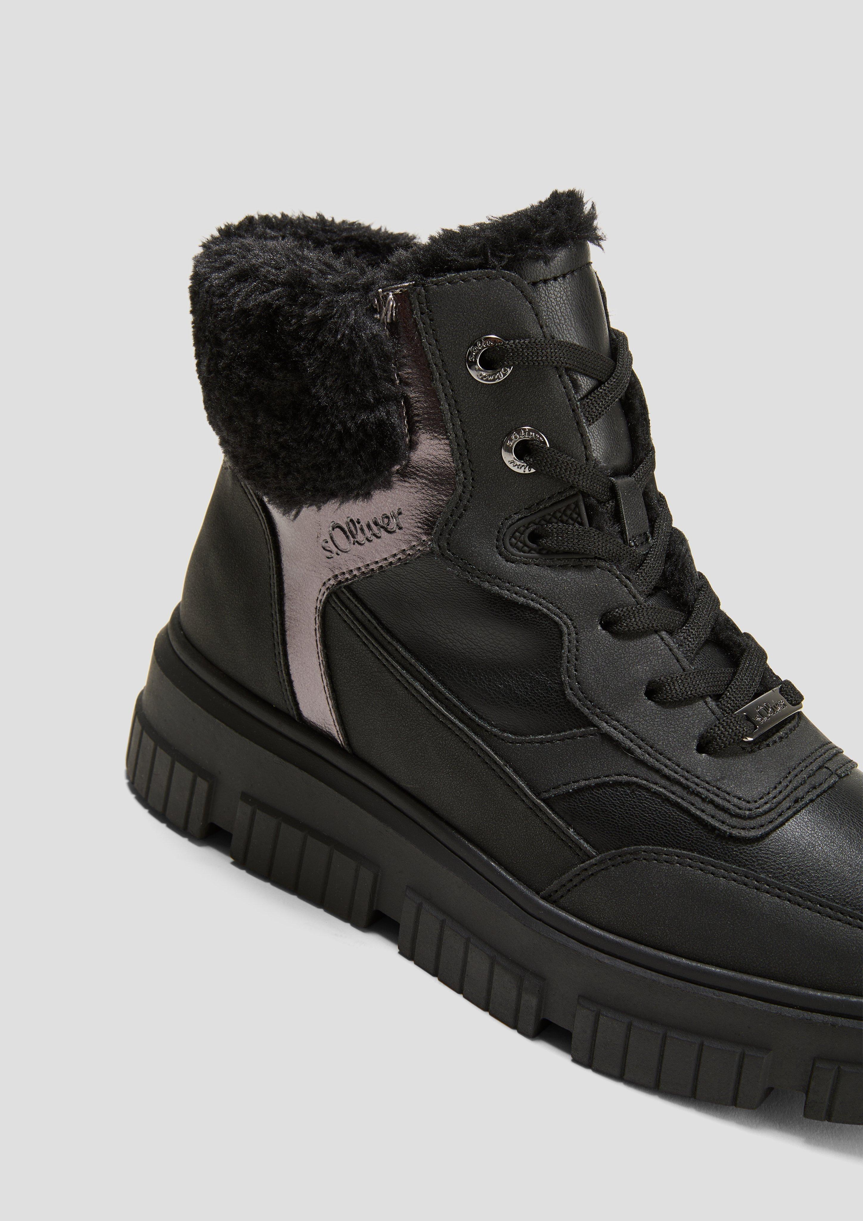 Boots im Materialmix  6008559-098