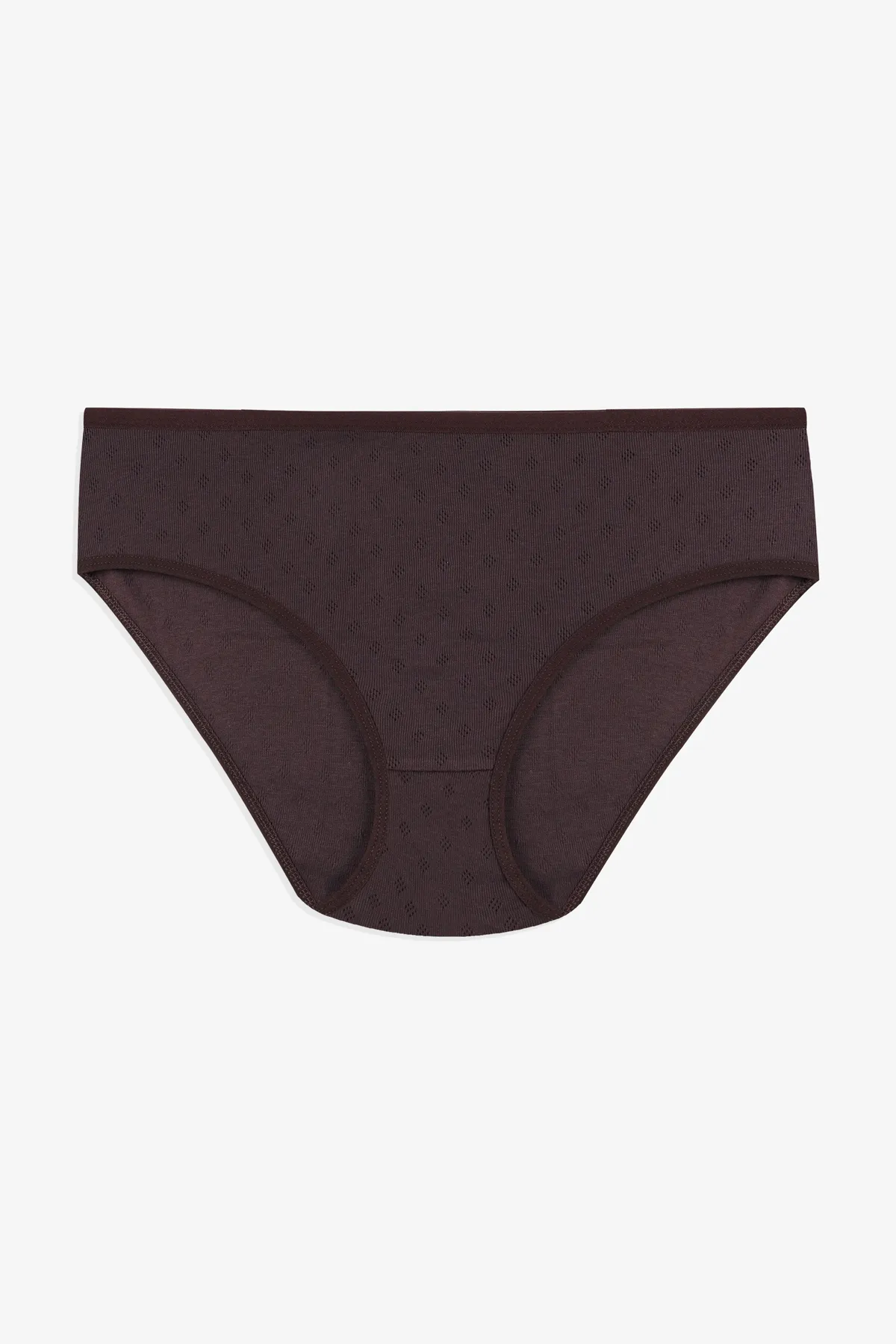 koza iç giyim  3-teiliger gemusterter Jacquard-Baumwoll-Bato mit hoher Taille für Damen