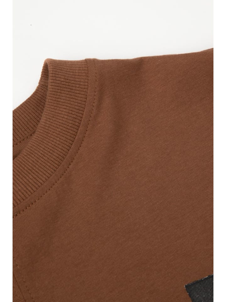 Coccodrillo Langärmeliges T-shirt in braun günstig kaufen