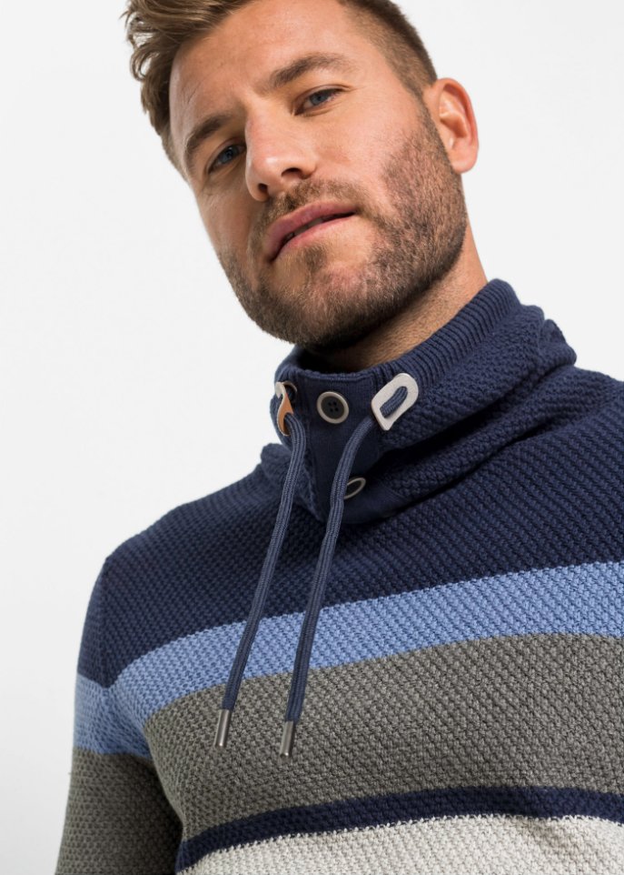 Pullover mit Schlauchkragen