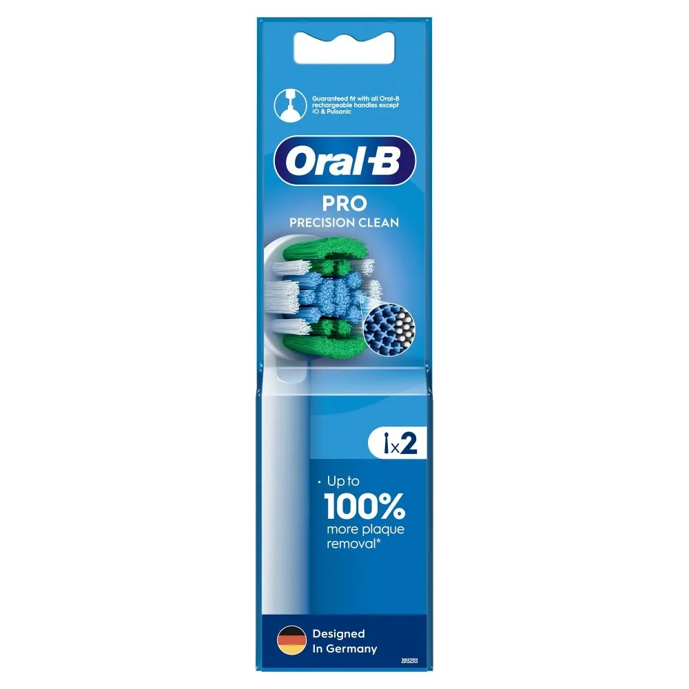 Oral-B EB20-2 præcision elektriske tandbørstehoveder, 2 stk.