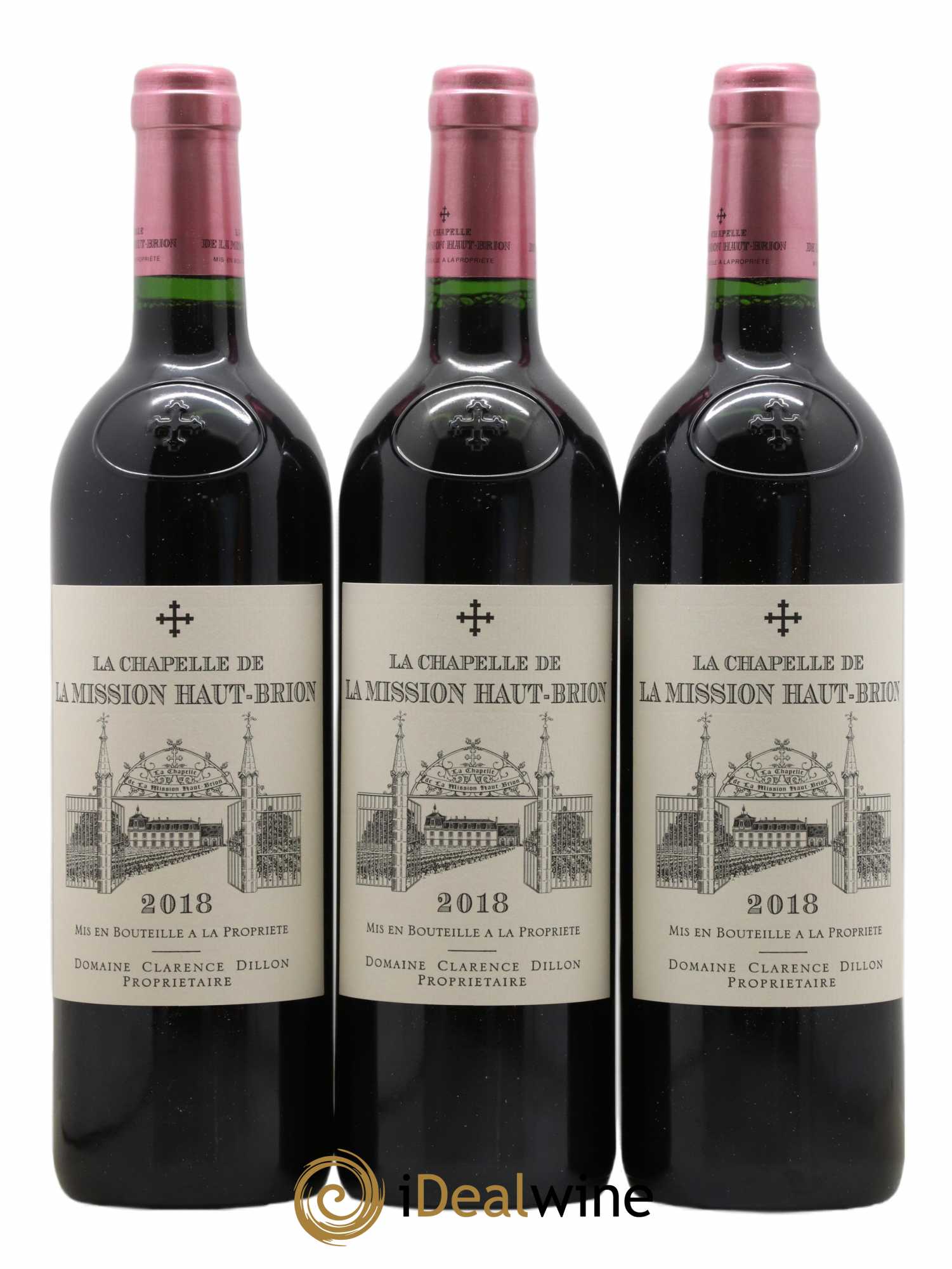 La Chapelle de La Mission Haut-Brion Second Vin  2018 - Lot de 6 Bouteilles